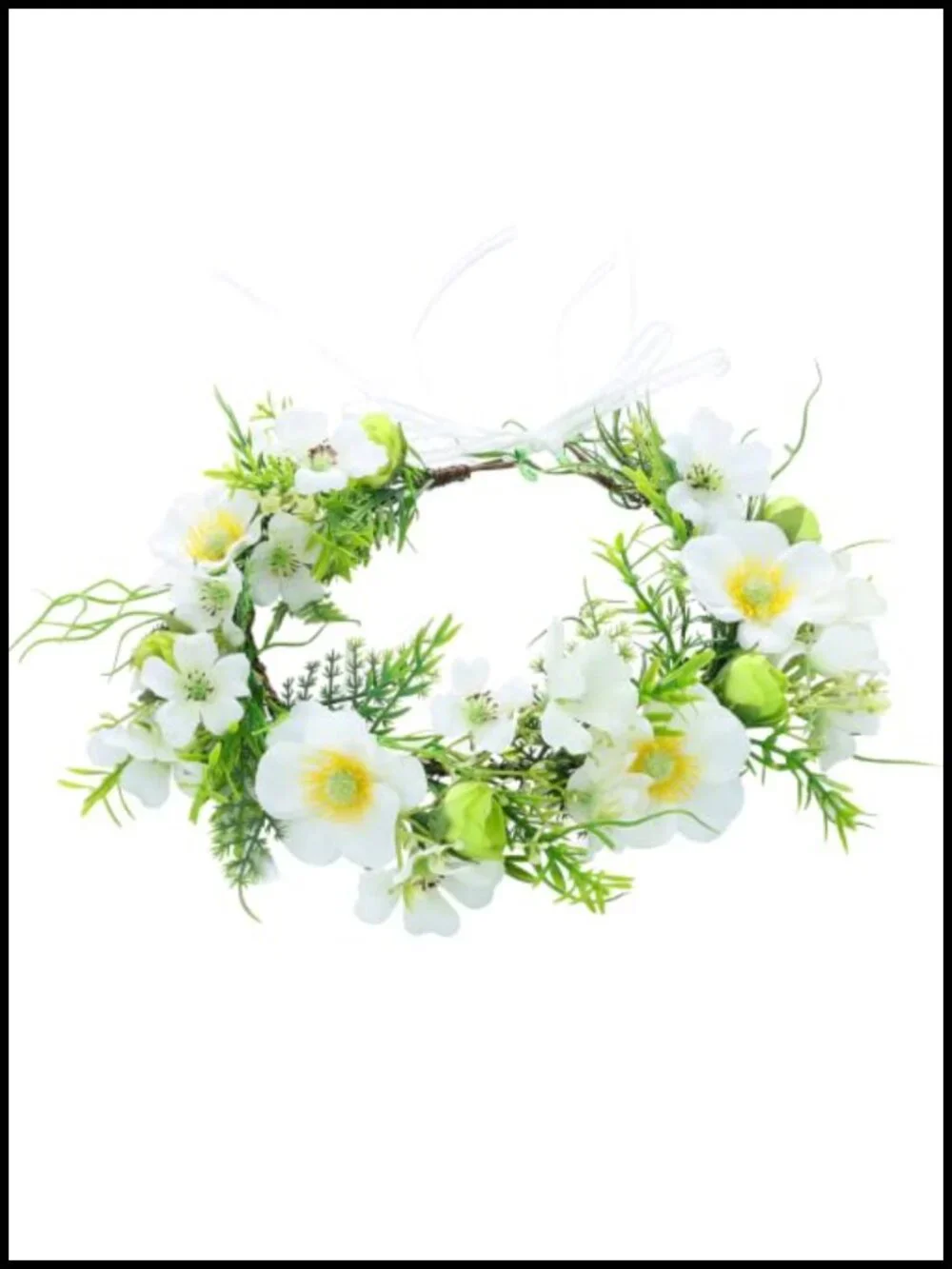 Bohemian Flower Crown Headband, Silk Petals, Party Festival Photo Prop
